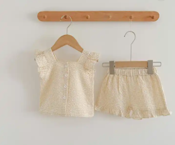 Plaid Shorts set