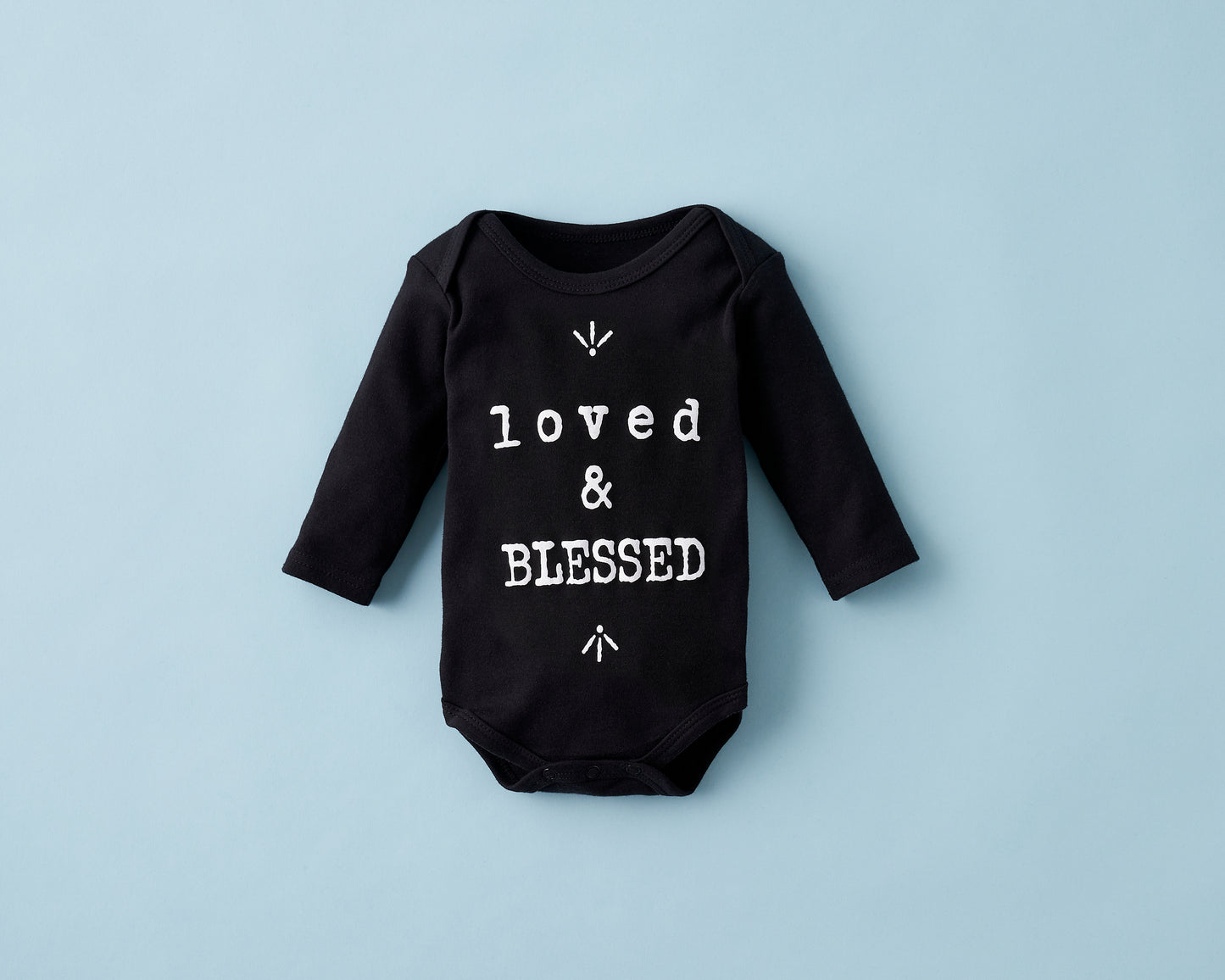loved & BLESSED Onesie (long sleeve)