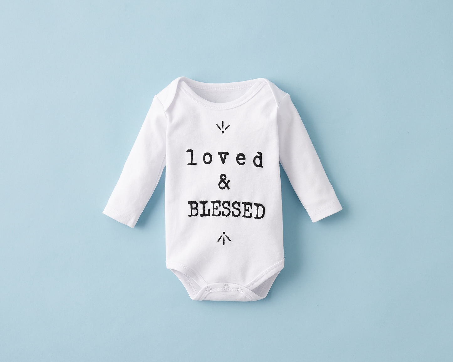 loved & BLESSED Onesie (long sleeve)